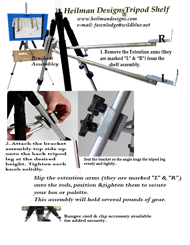 Tripod Shelf Heilman Designs